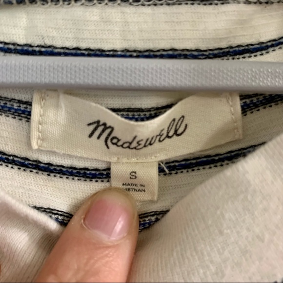 Madewell Striped Long Sleeve Tee - Picture 3 of 4